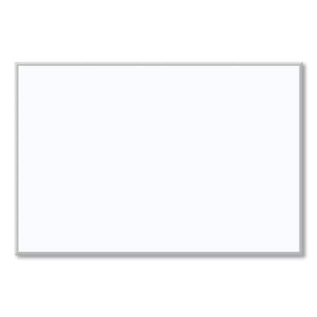 U Brands Melamine Dry Erase Board, 72 x 48, White Surface, Silver Frame 033U0001